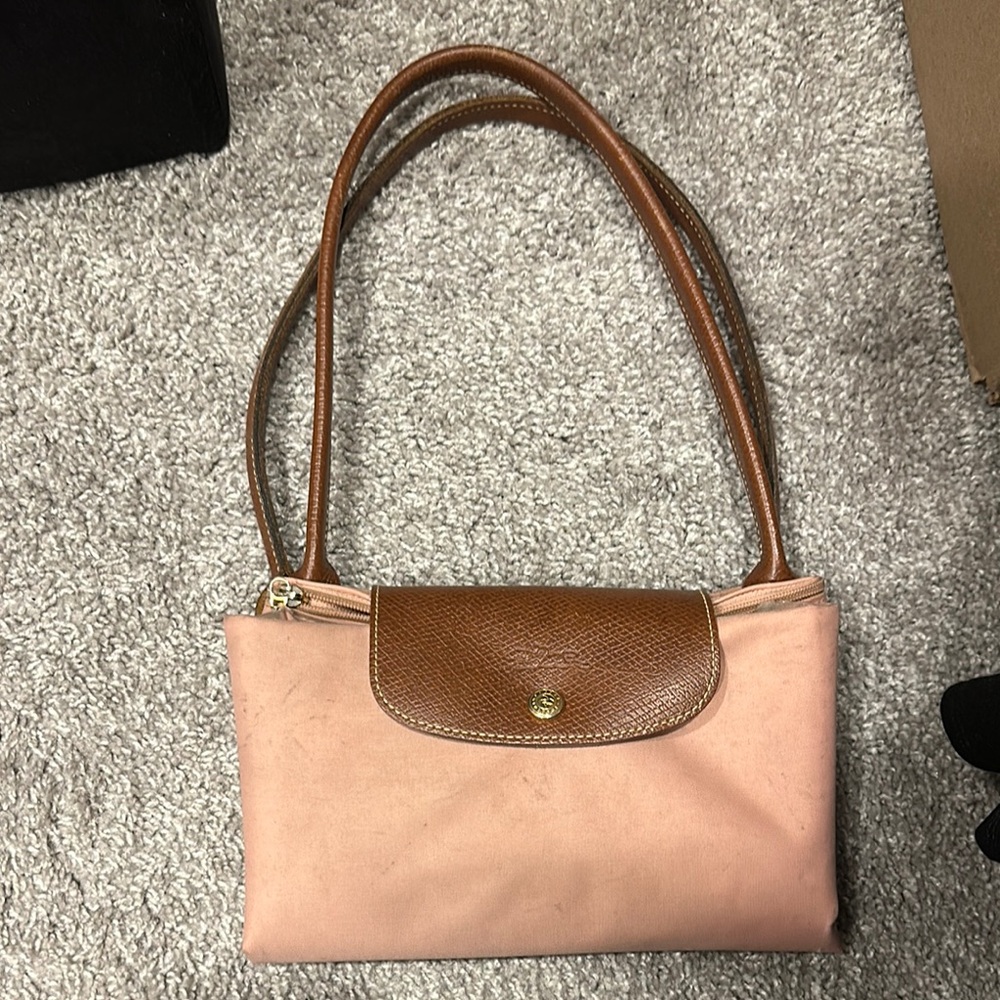 Elegant Pink and Brown Women's Bag